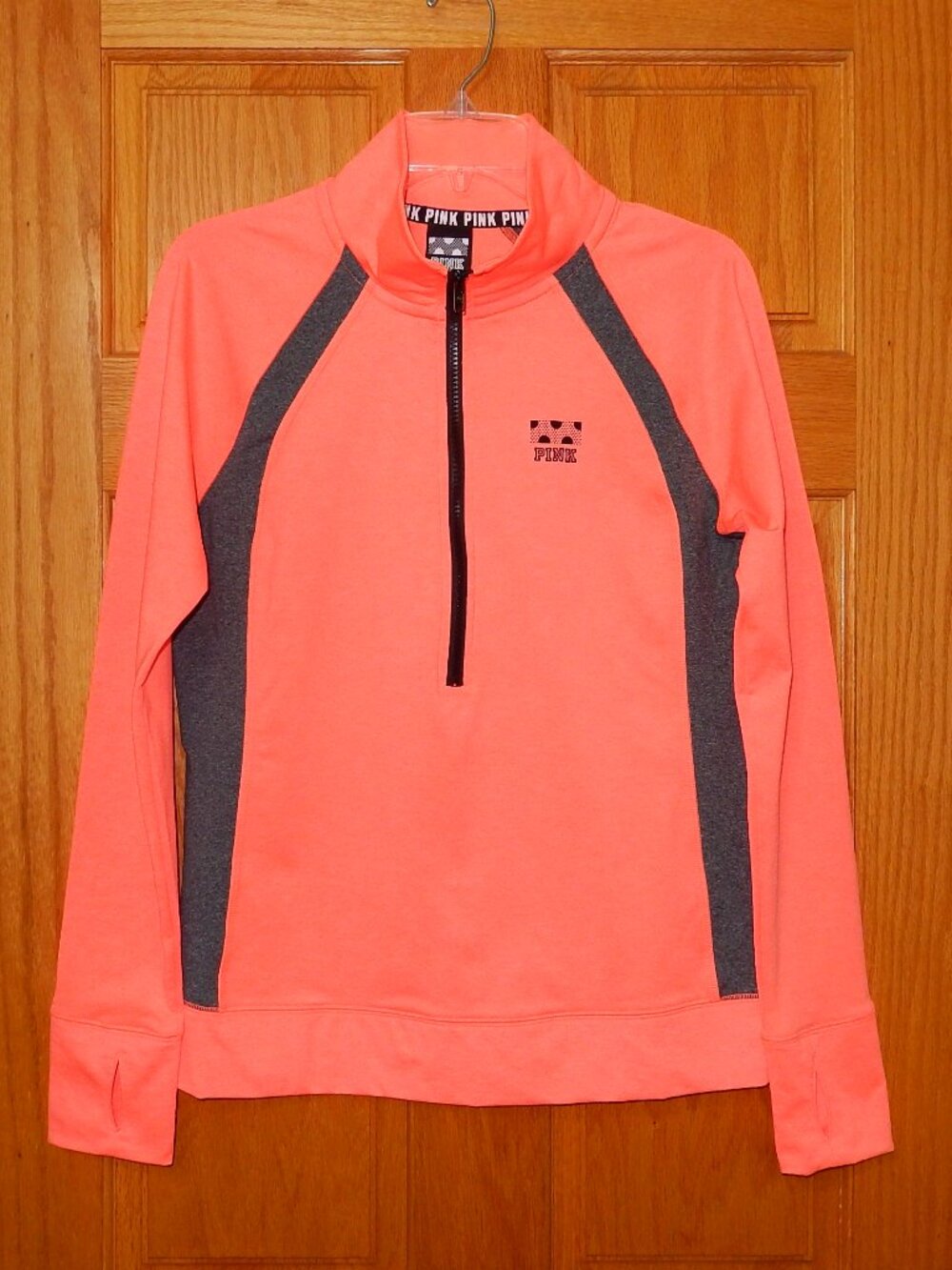 New Victoria's Secret PINK Ultimate Quarter Zip Pullover Top Shirt Medium